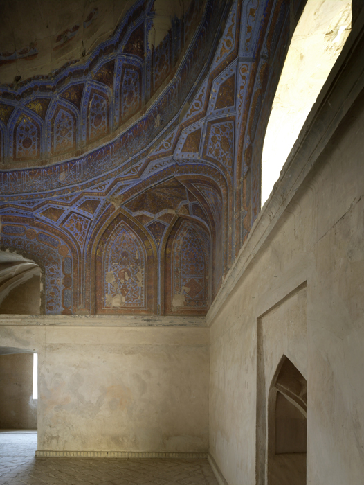 Interior, Zarnegar Khanqah, which lies south-west of the shrine