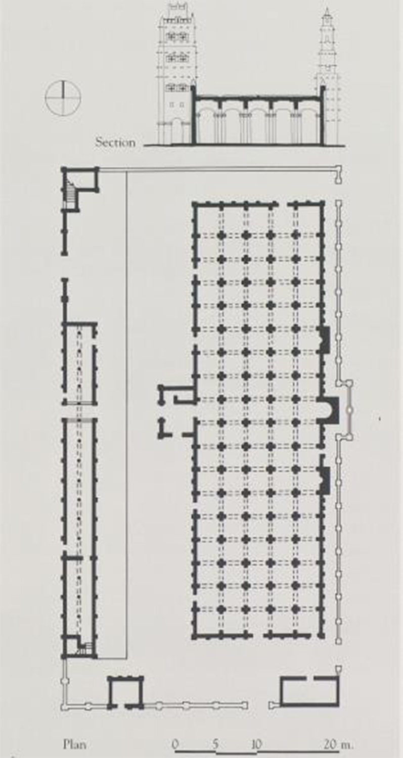 Floor plan of The Great Mosque of Niono