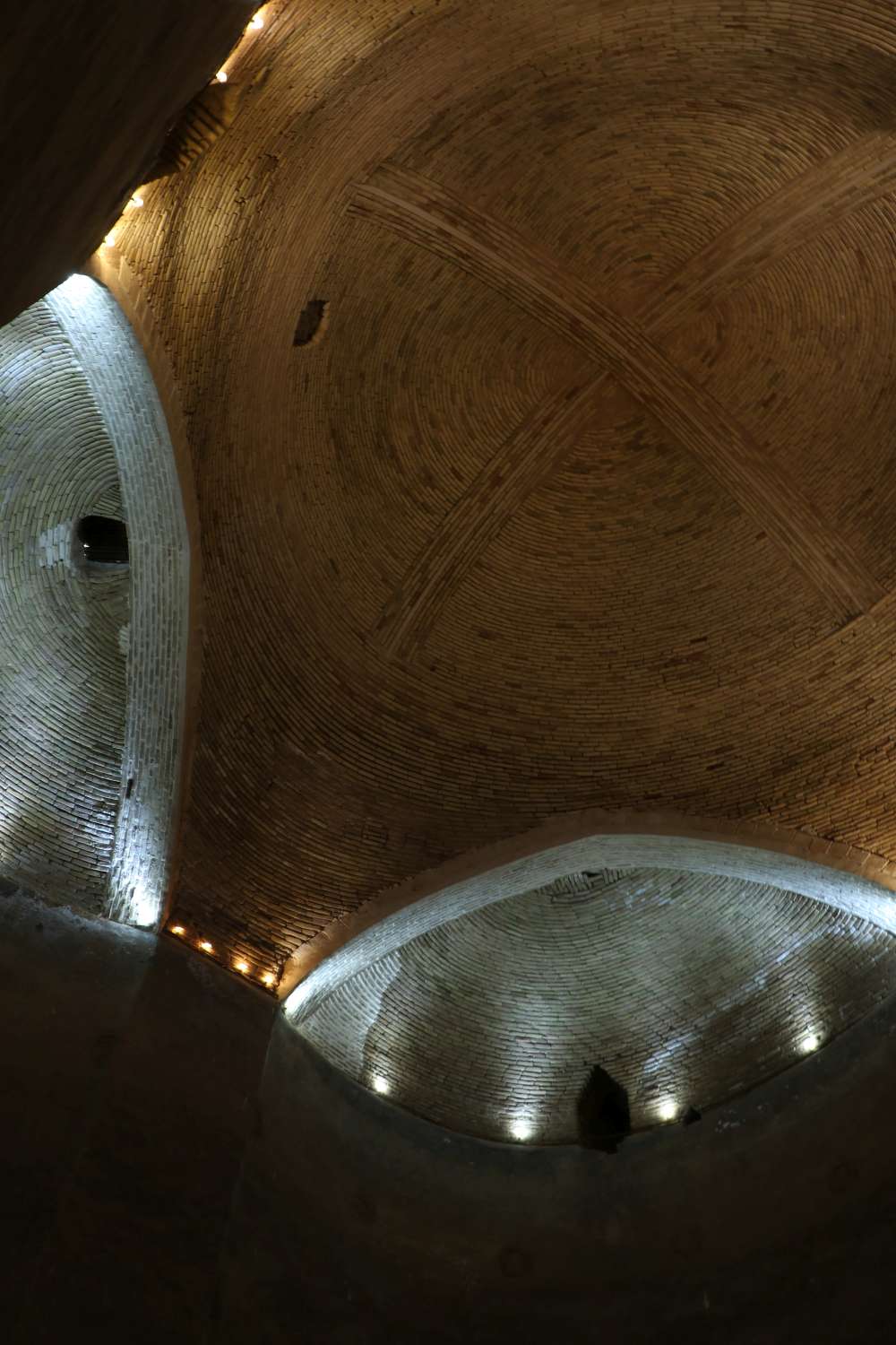 Dome of cistern.