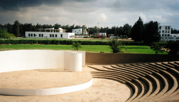 State of the amphitheatre before excavations
