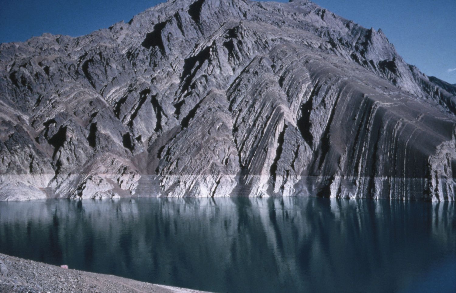 View of reservoir above Karaj Dam.