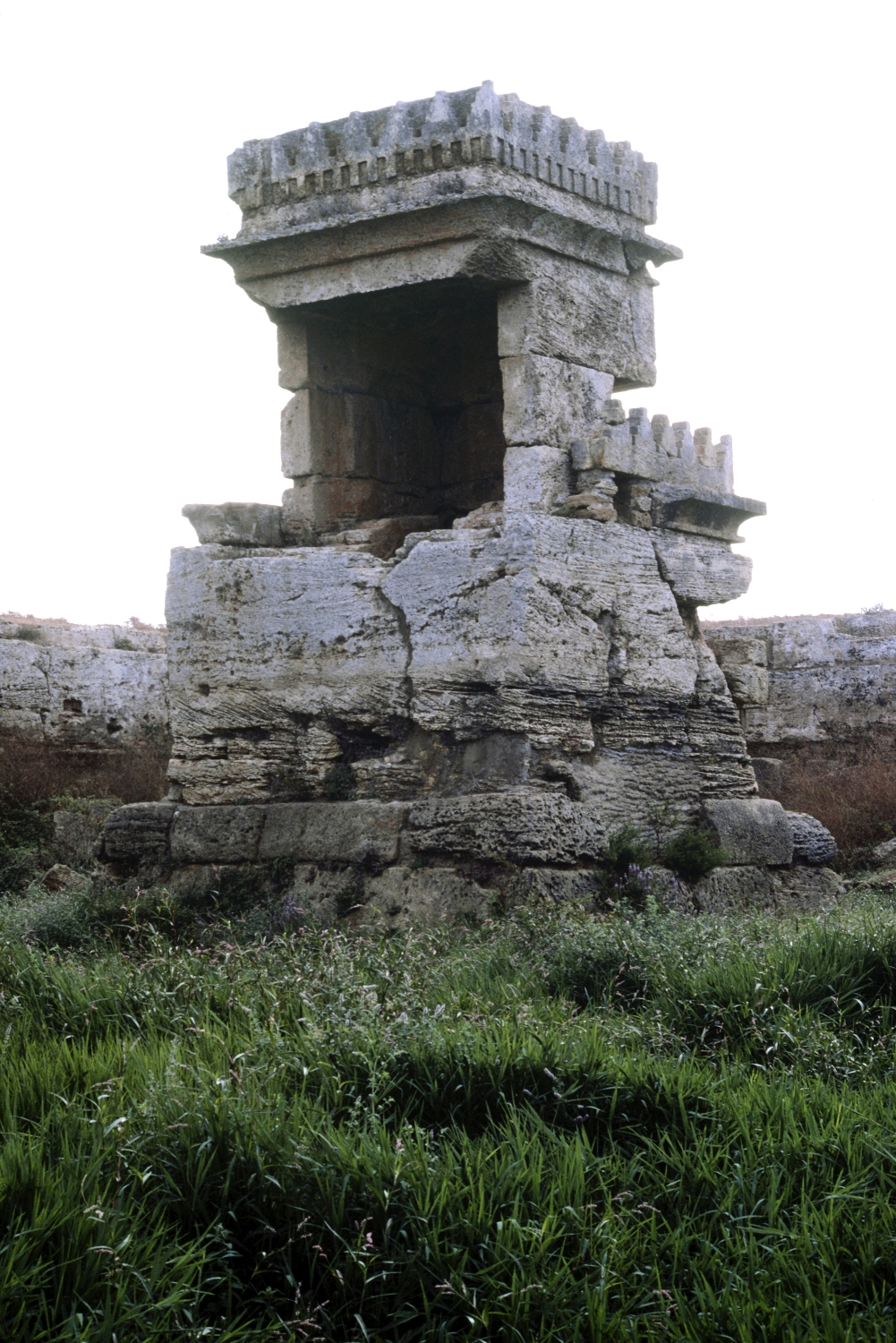 View of the temple's cella