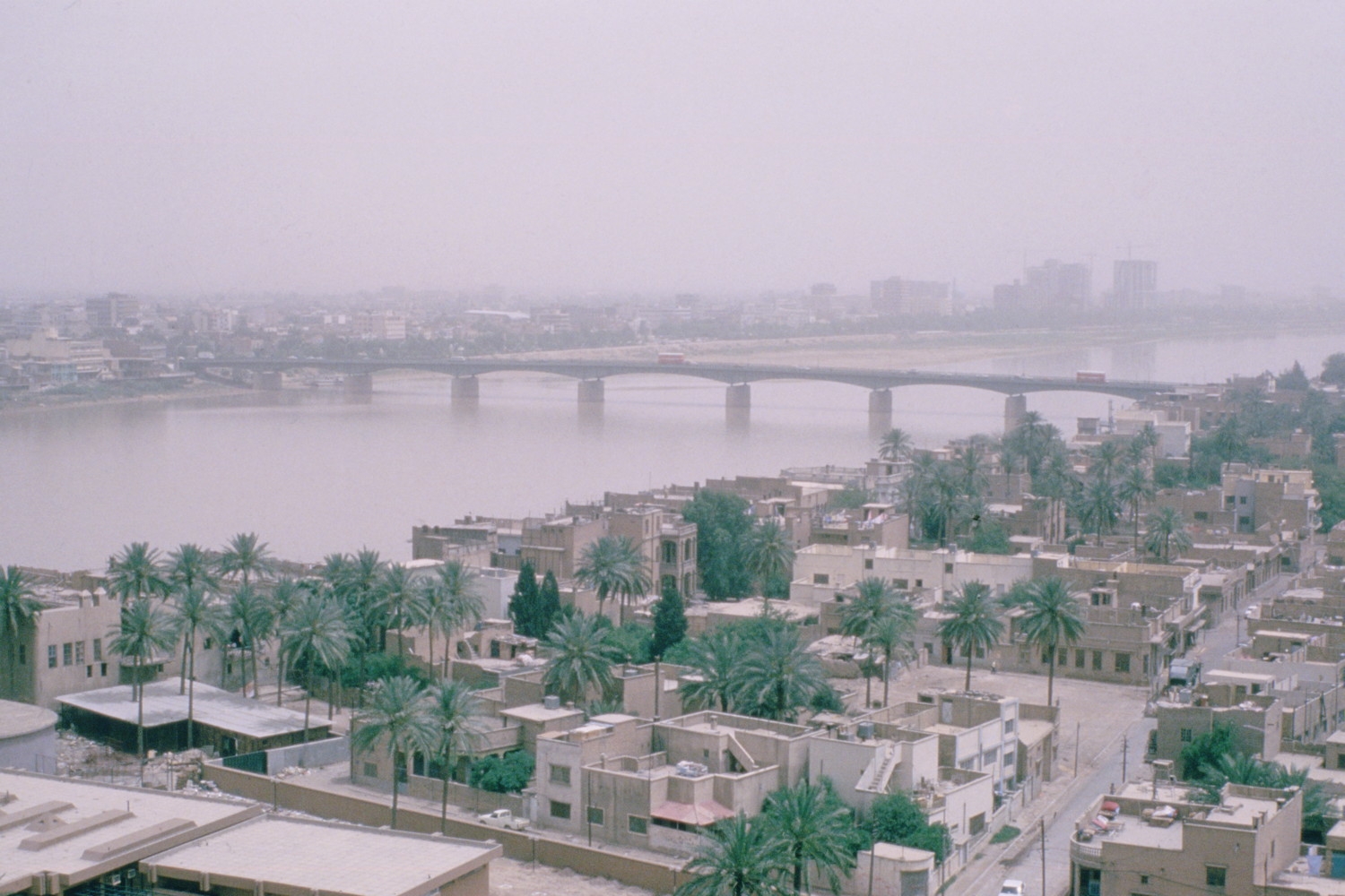 Arup Associates  - Bird's-eye view, looking towards Rusafa and the Tigris River