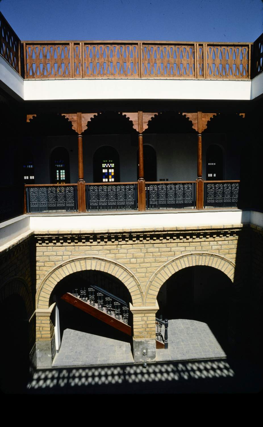 Bayt al-Kharijiyya - <p>View of courtyard after restoration</p>