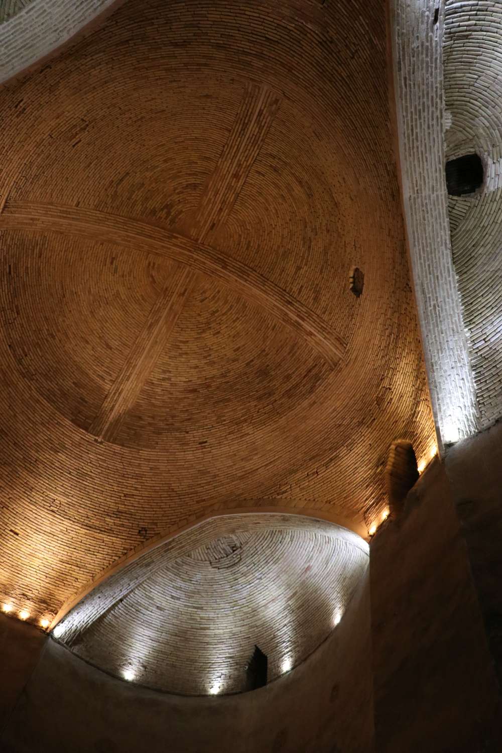 Dome of cistern.