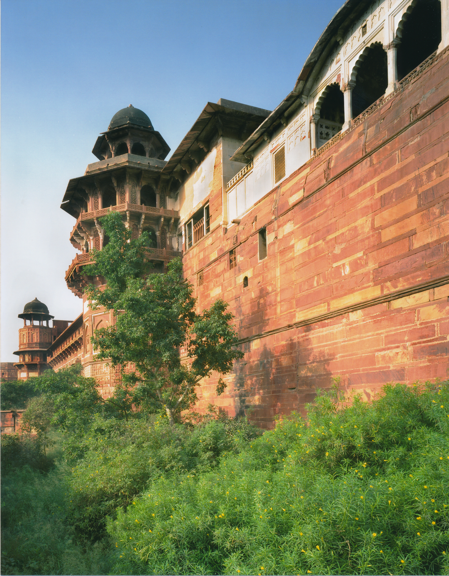 Exterior view of the fort complex