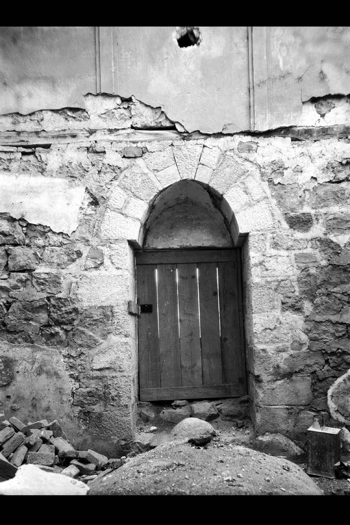 Doorway before restoration