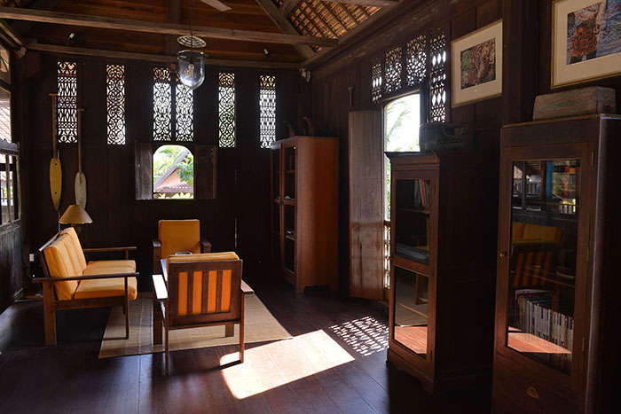 Reading room, interior - Pulau Rusa