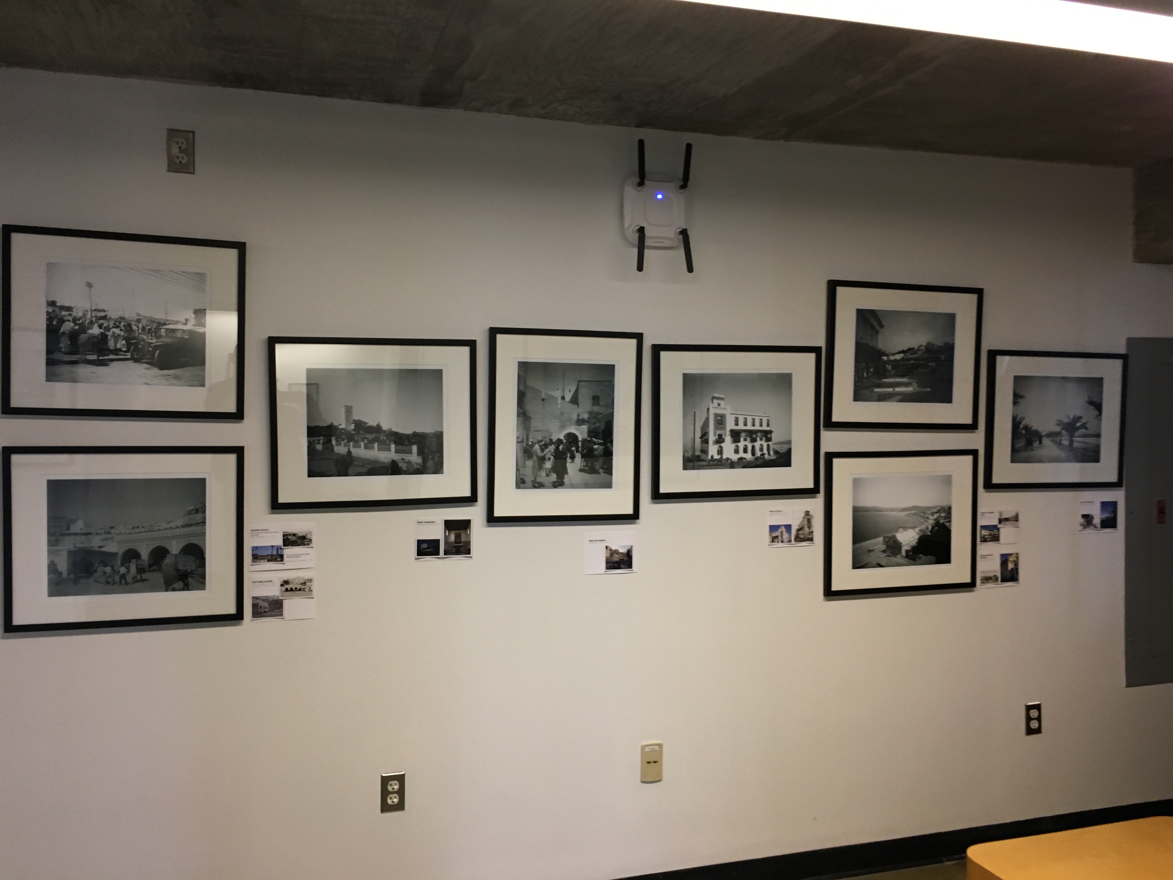 Michael A. Toler - <p>View of the Tangier Then and Now exhibition in the gallery of Rotch Library</p>