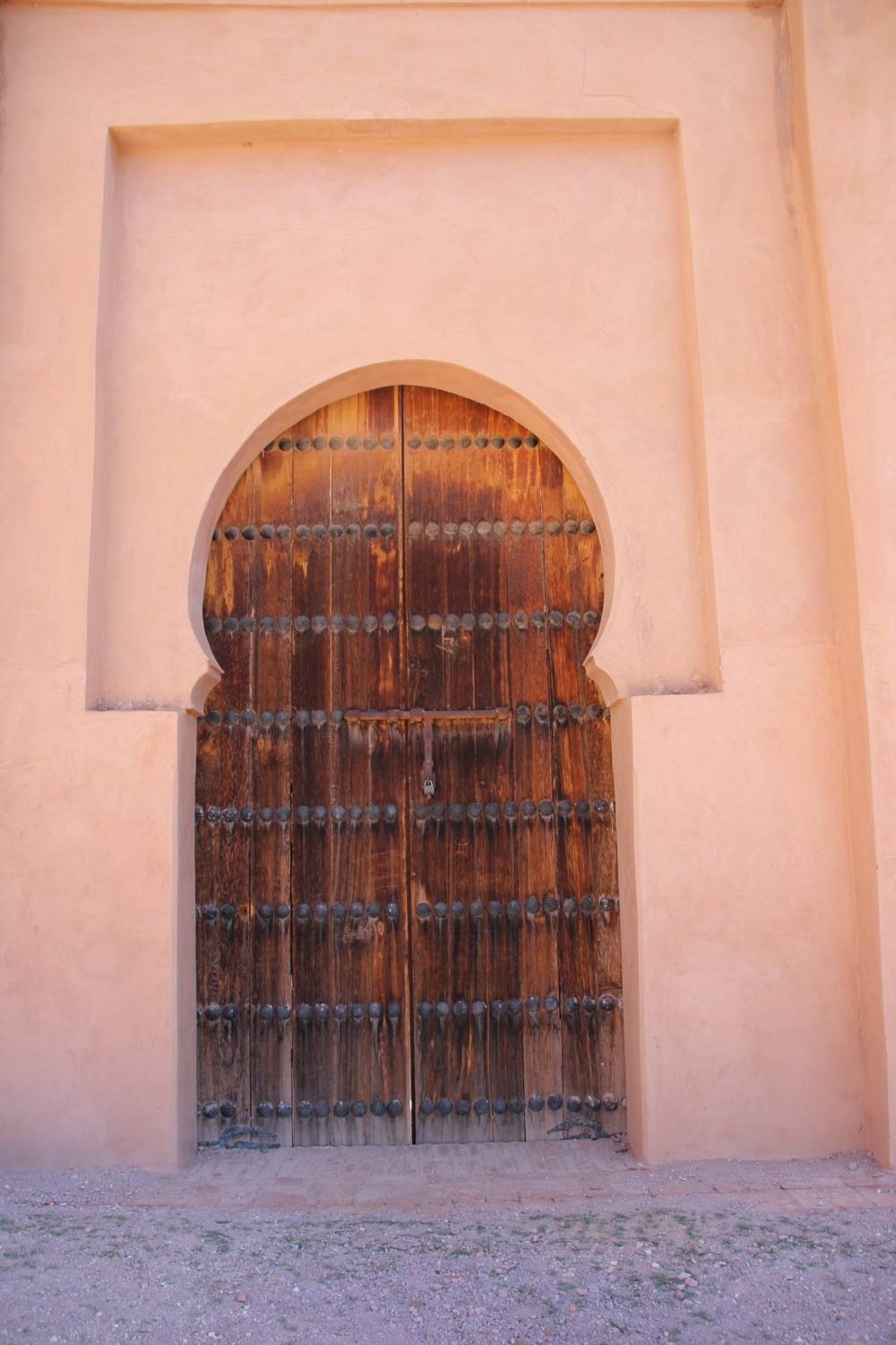 Exterior view, door