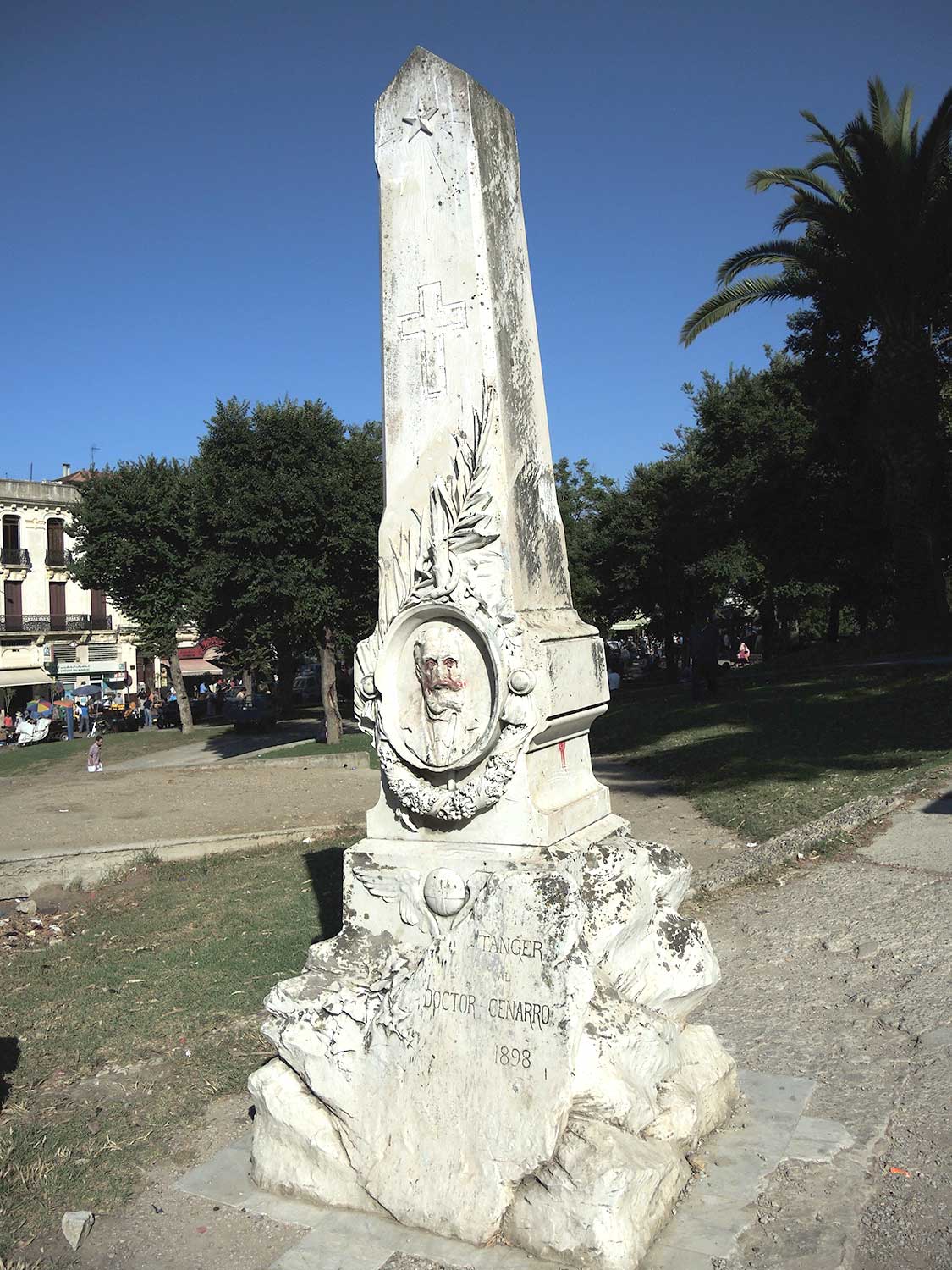 View of the monument on the tom of Doctor Severo Cenarro, erected in 1869