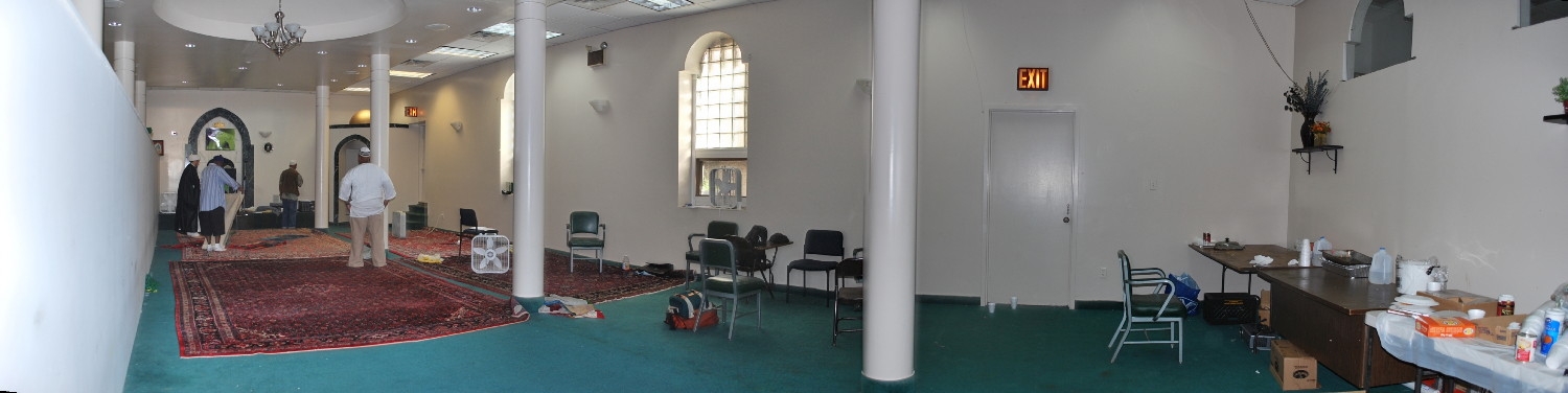 Ahlul Bayt Mosque - Men's area of prayer hall