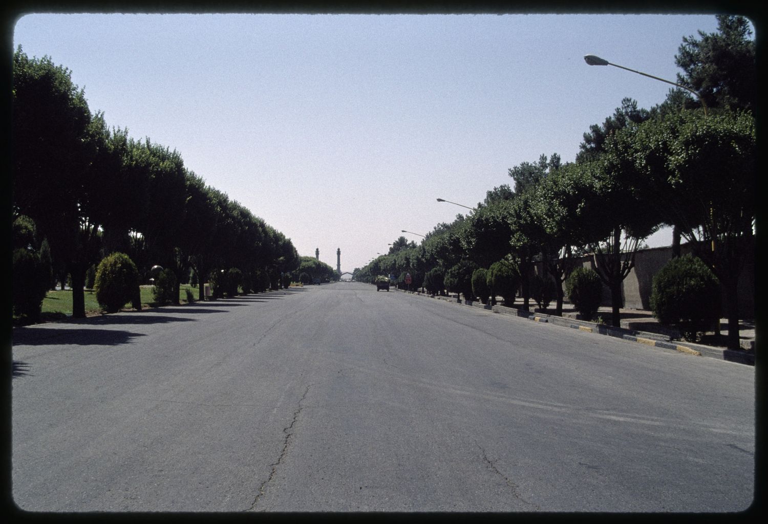 Bihisht-i Zahra - View along road, facing west.