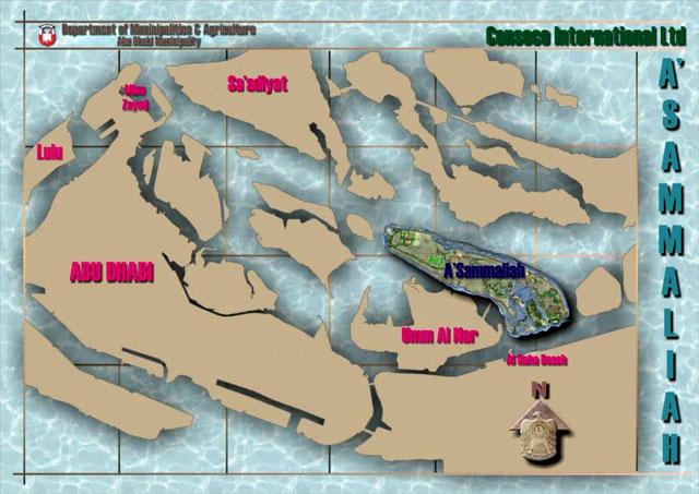 Map of island