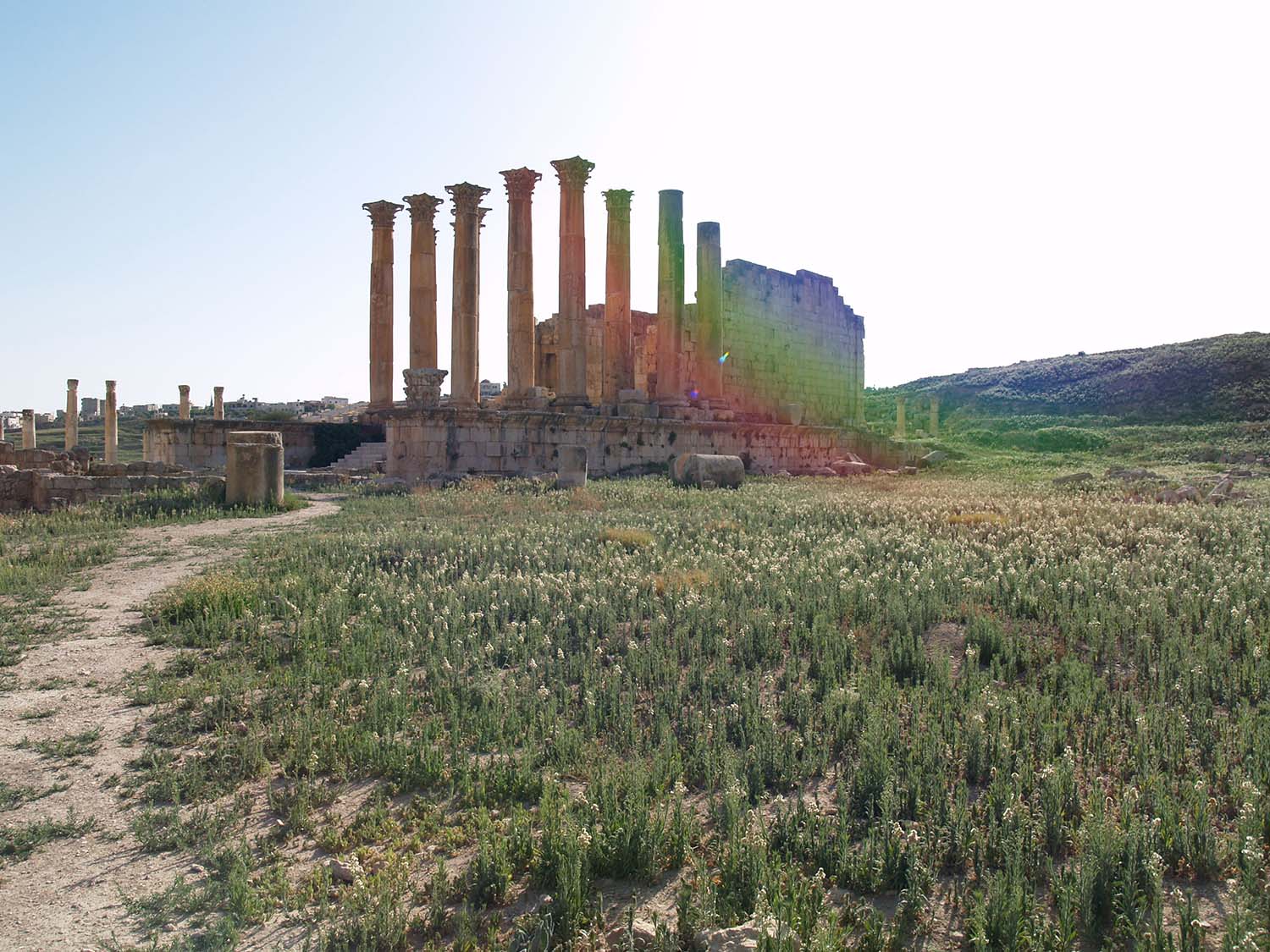 Southwest view, Temple of Artemis