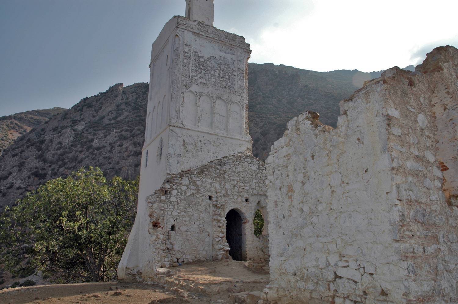 Spanish Mosque - <p>Ruins of the Spanish Mosque before restoration</p>