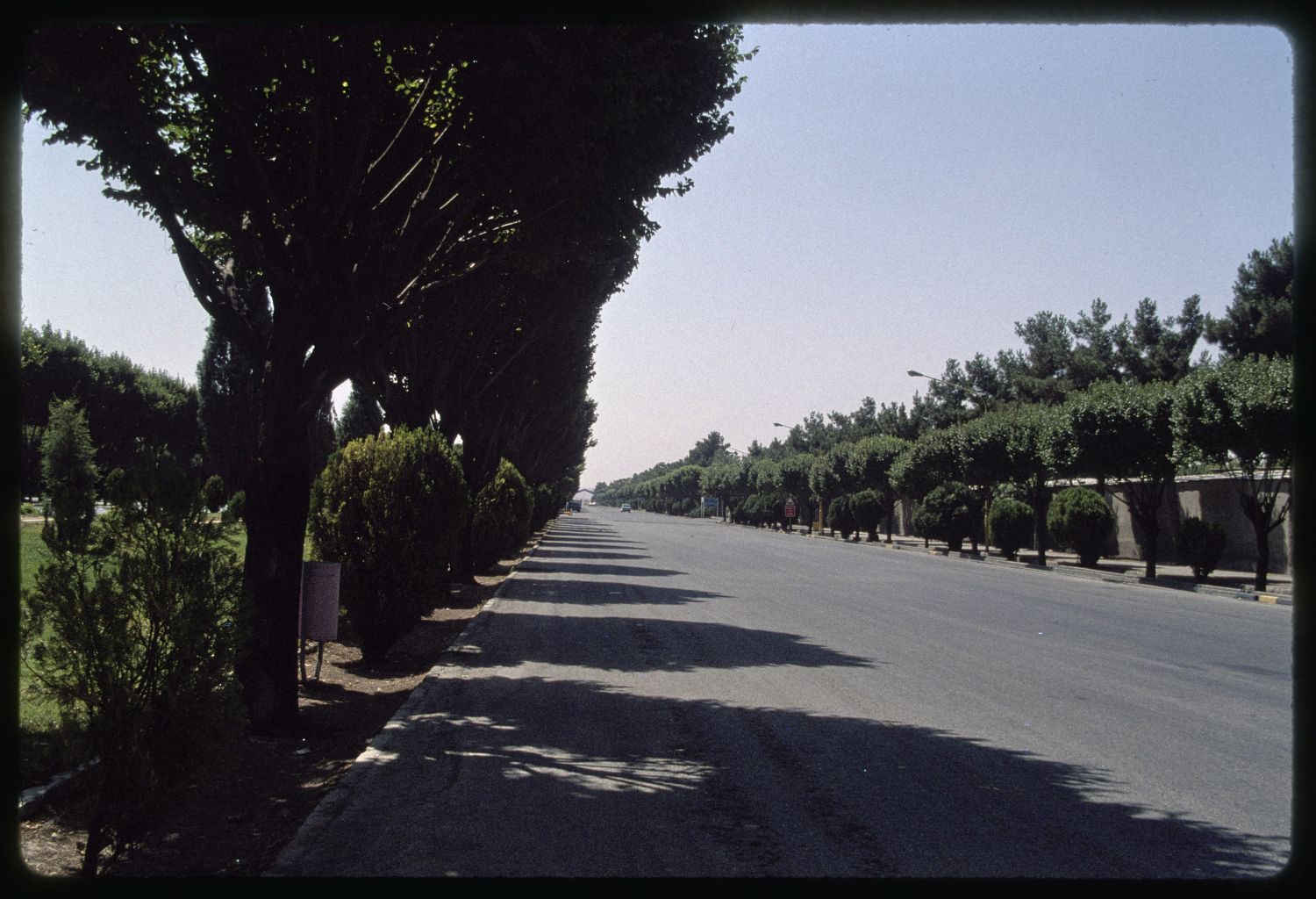 Bihisht-i Zahra - View along road, looking west.
