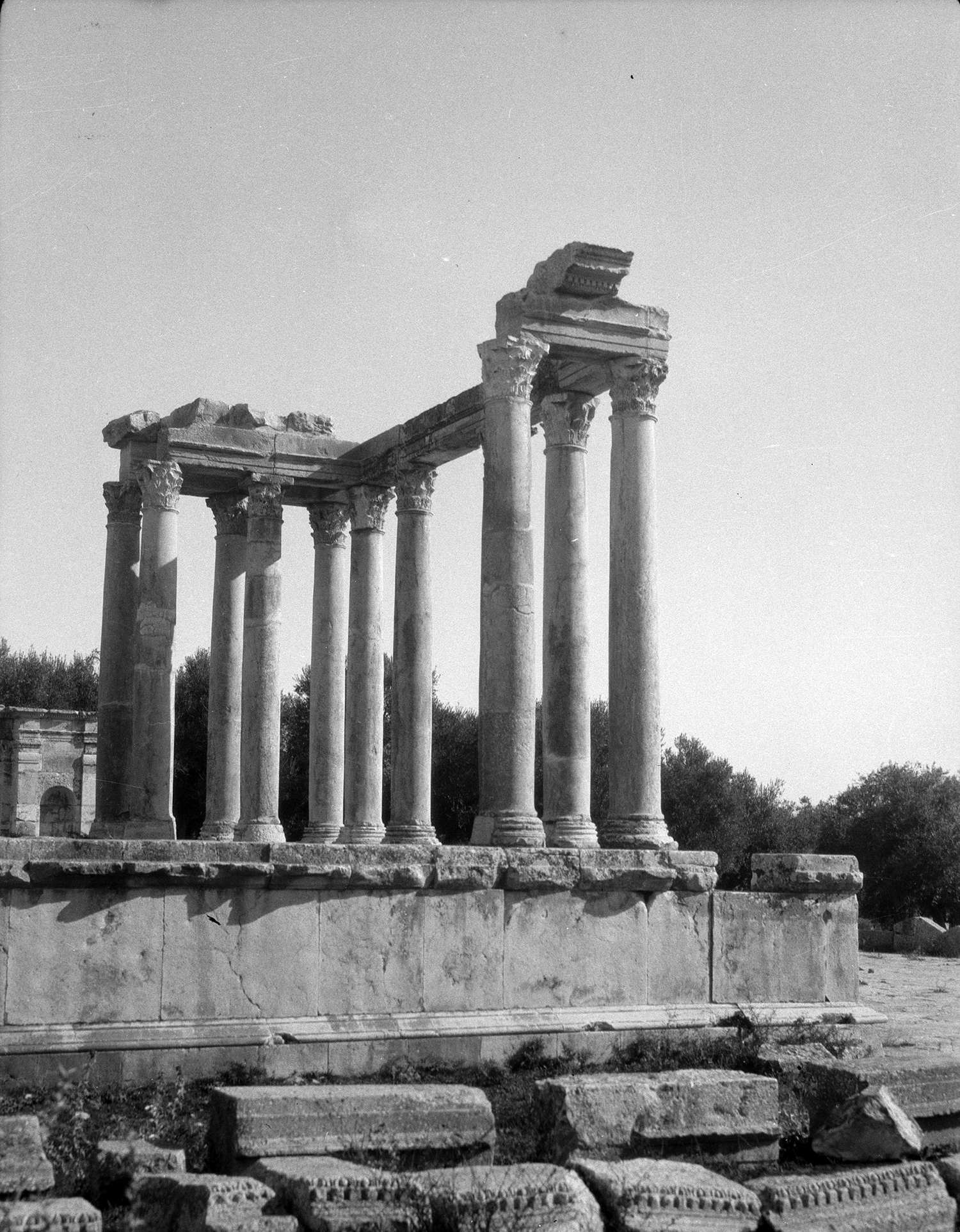 Temple of Junon Celestis  - Dougga, Thugga. Junon Caelestis Temple