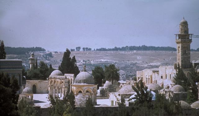 General view of Haram al-Sharif from north
