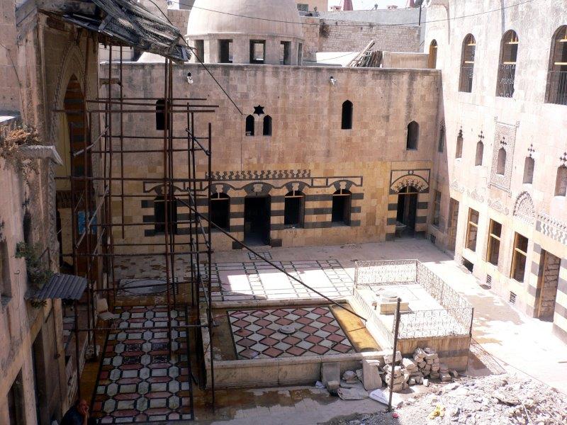 Beit Ghazaleh Courtyard 9, downward view