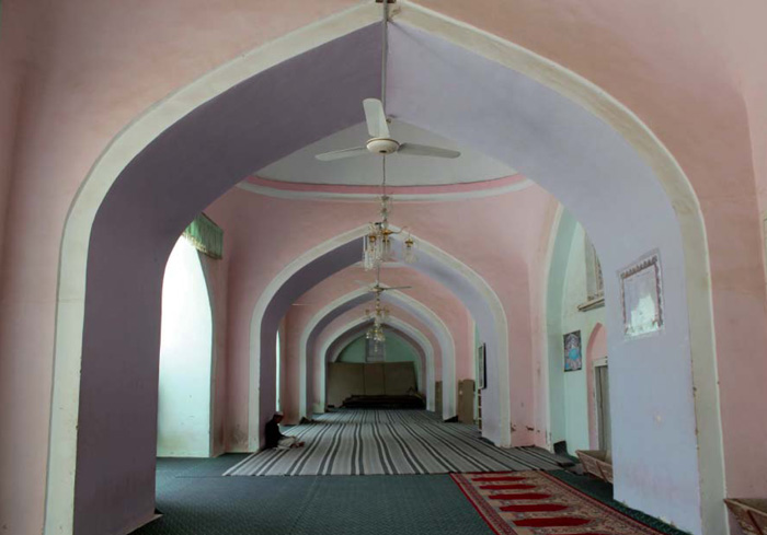 Interior, prayer hall prior to restoration