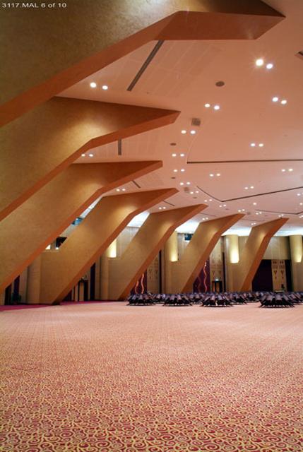 Banquet Hall with 2500 capacity and 75 meter diameters column free area