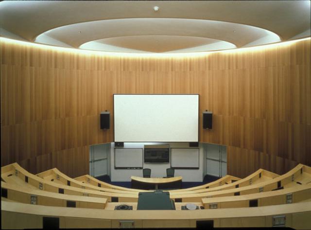 Interior view, lecture room