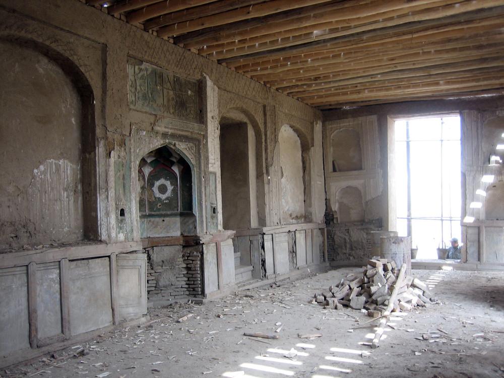Interior before restoration