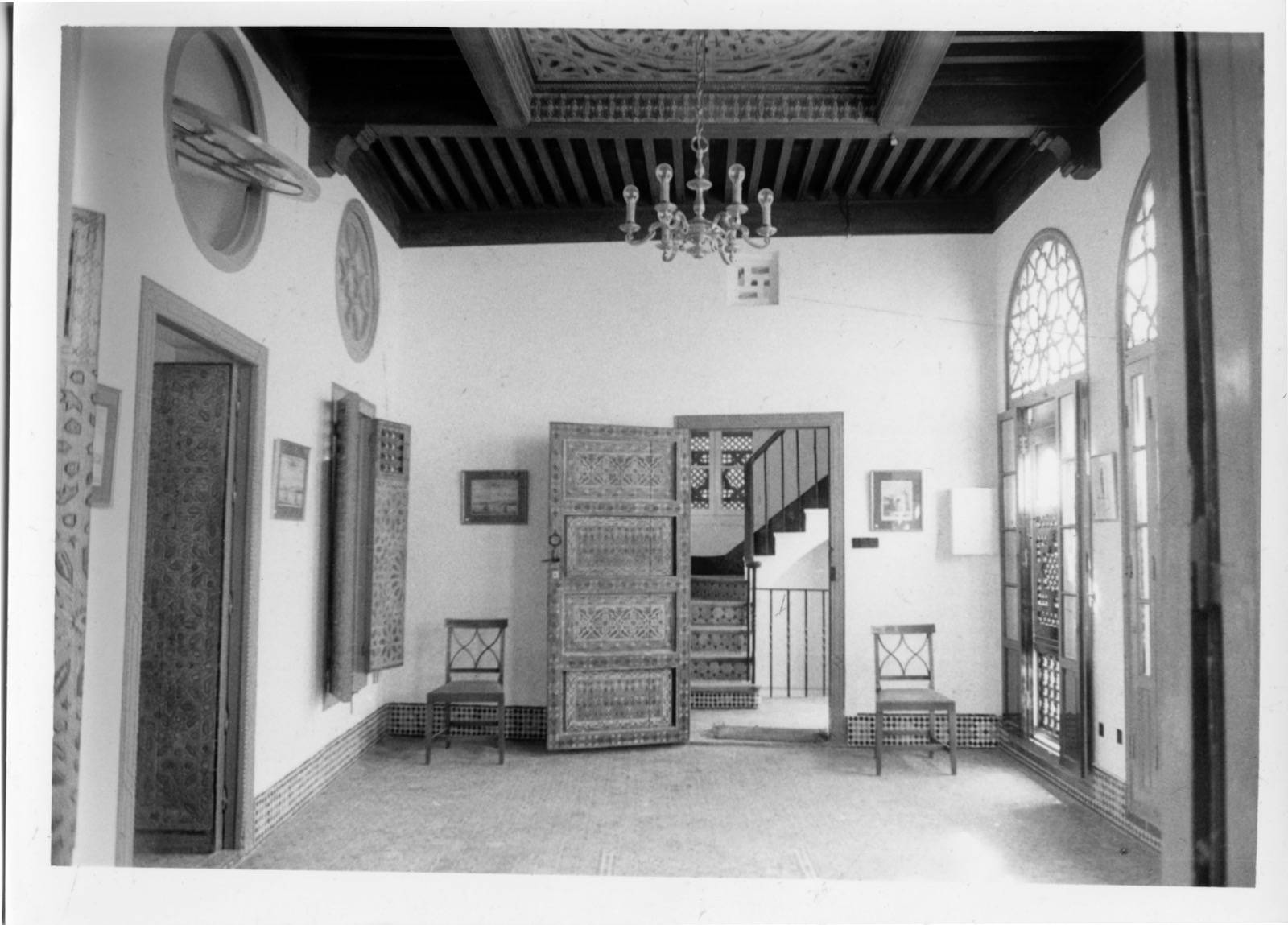 Interior view of the front room, 1st floor of the Pavilion 