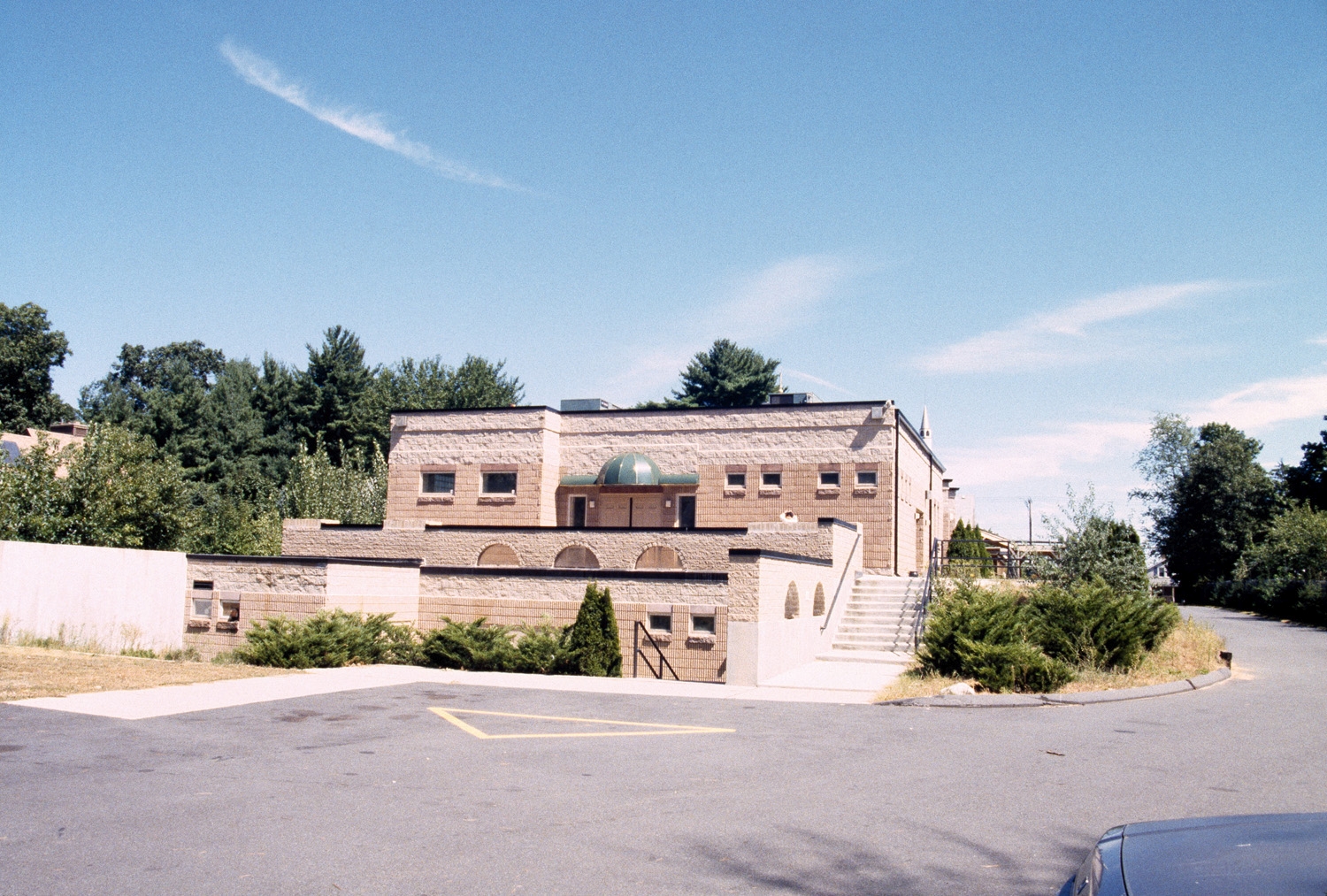 Islamic Society of Western Massachusetts - Rear of original mosque building, prior to expansion