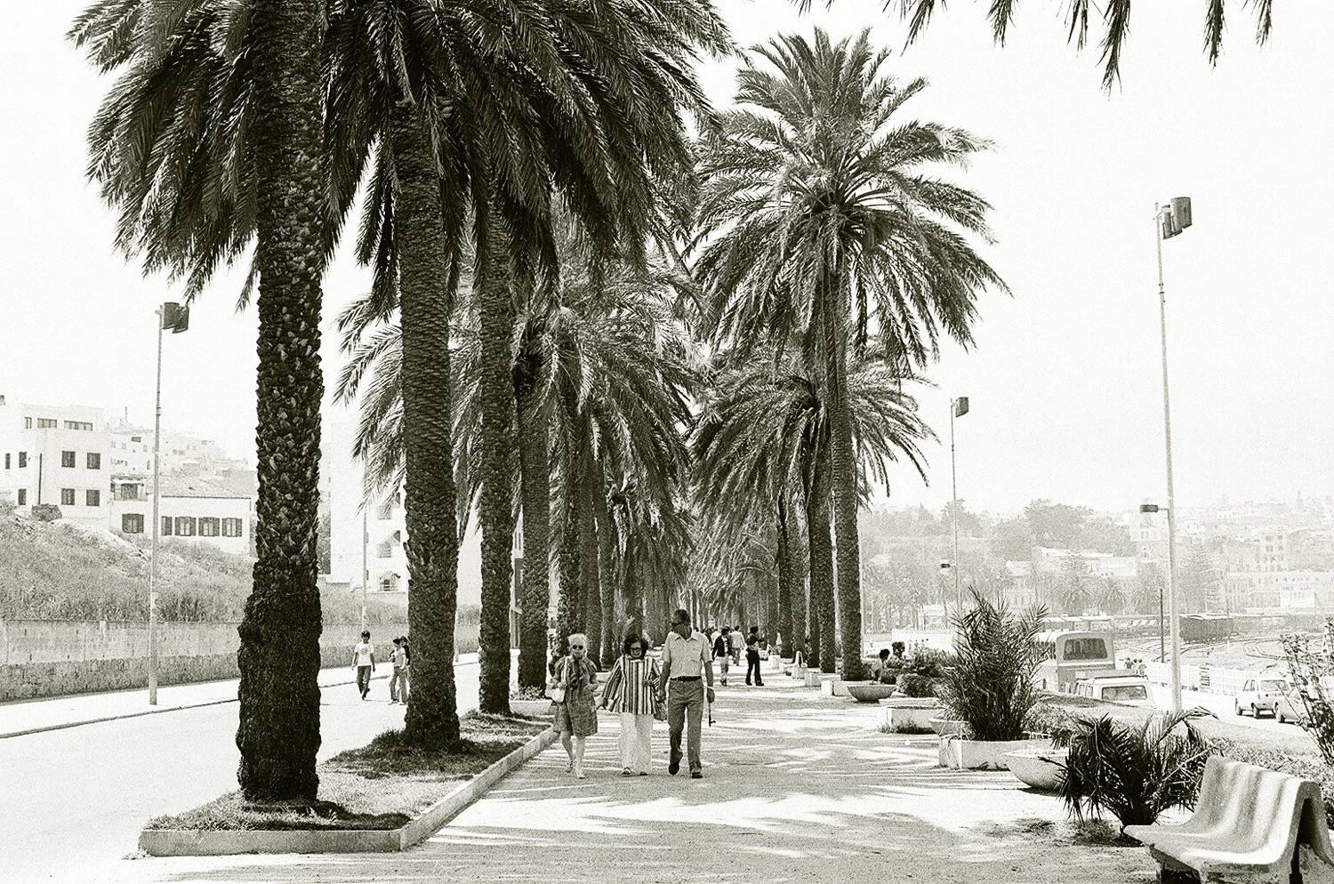 Avenue Mohammed VI - View toward the medina on Avenue Mohamed VI