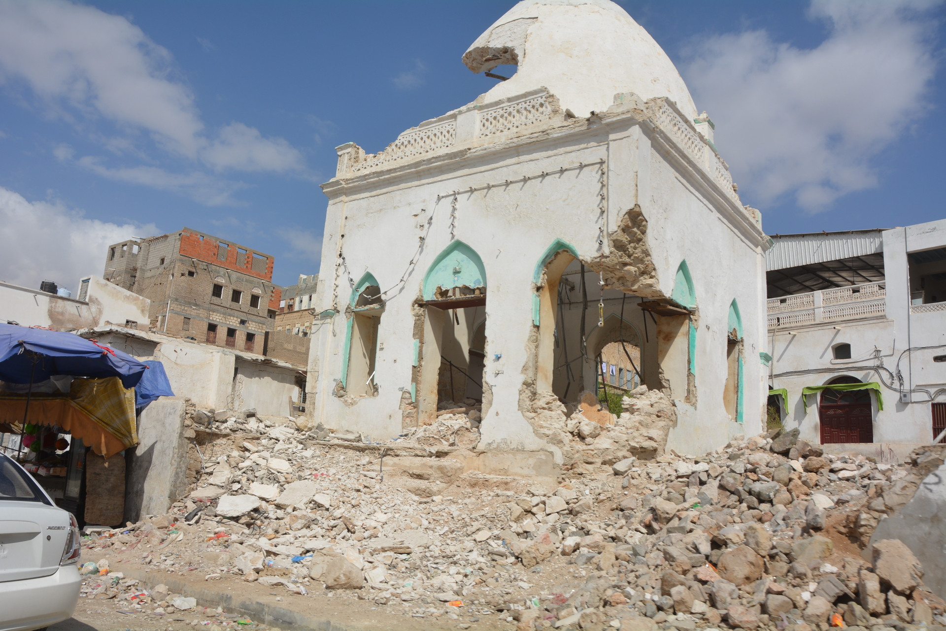 <p>Mahjub Dome after destruction</p>