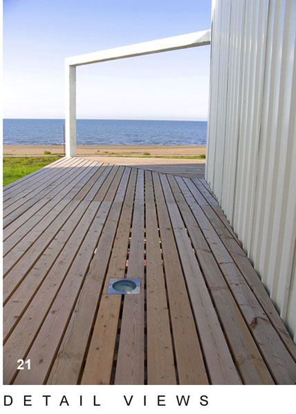 Pool and Recreation Centre - Wooden deck view