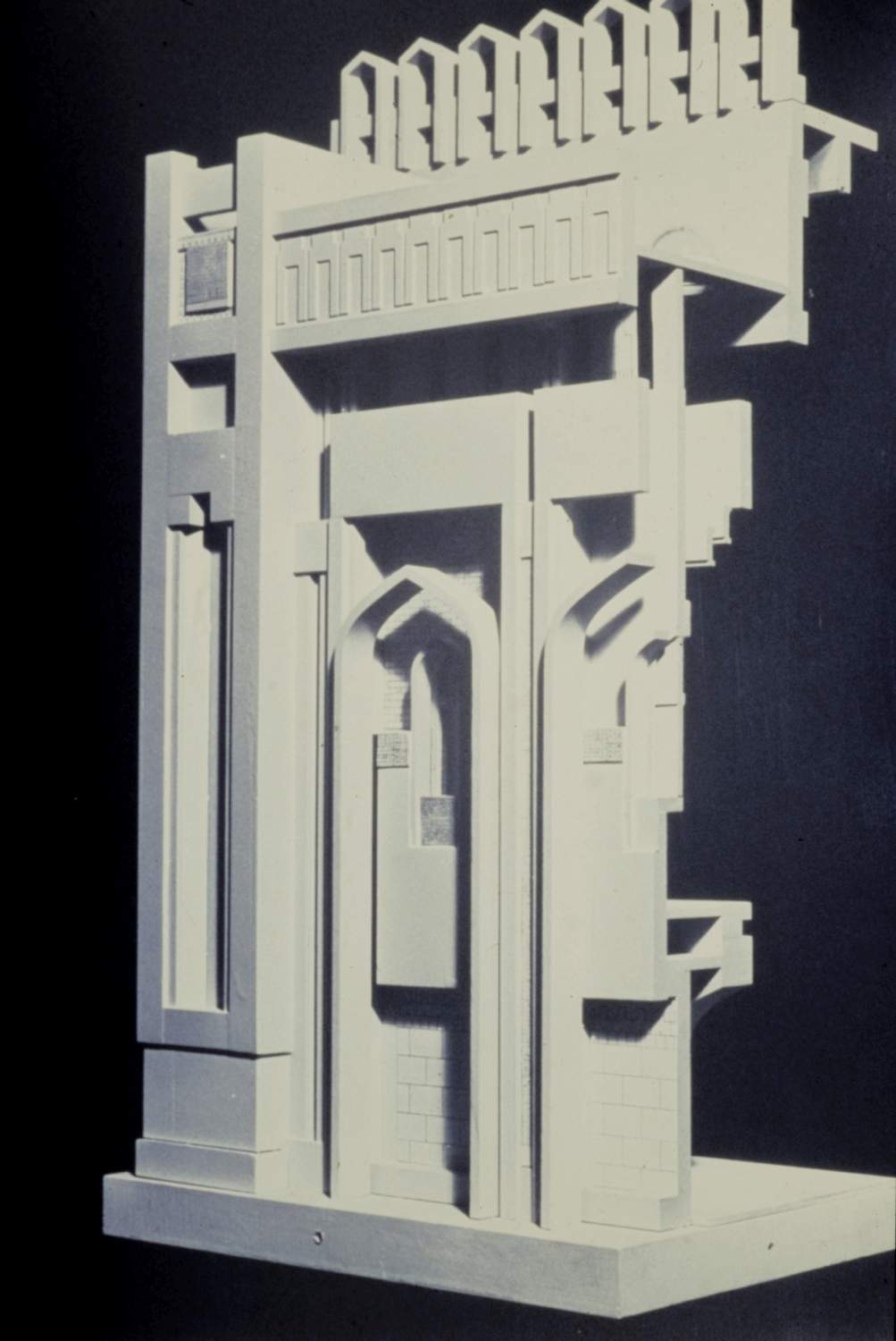 <p>Study model for part of the building</p>