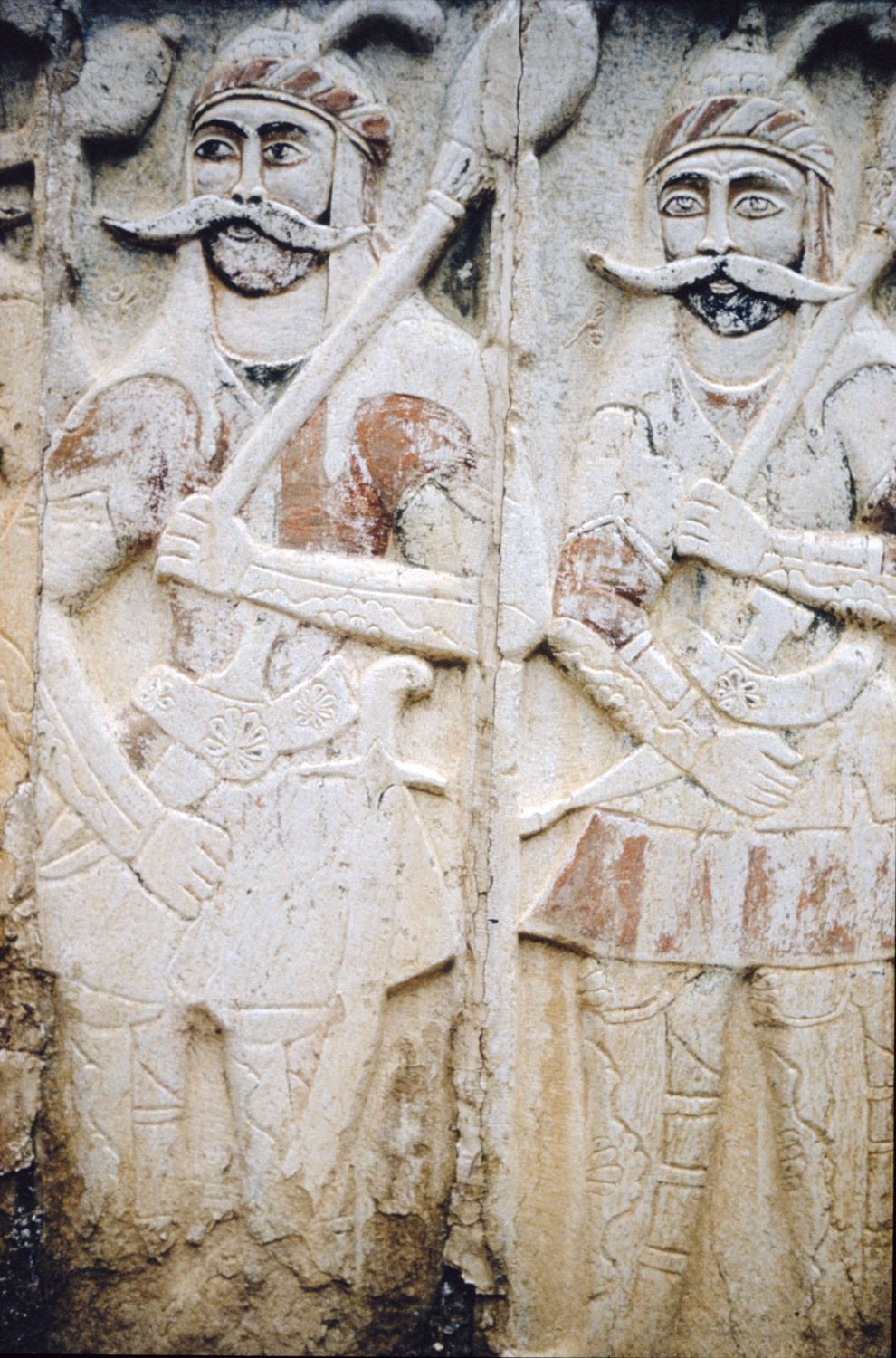 Detail of bas-reliefs.