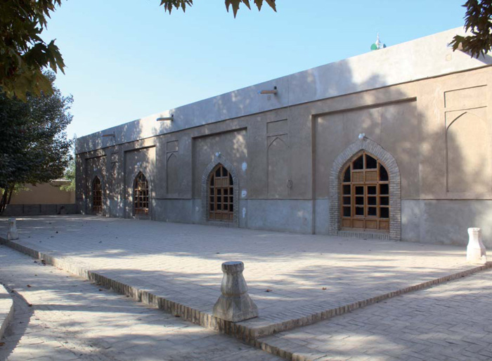 West elevation (main entrance to mosque) following restoration