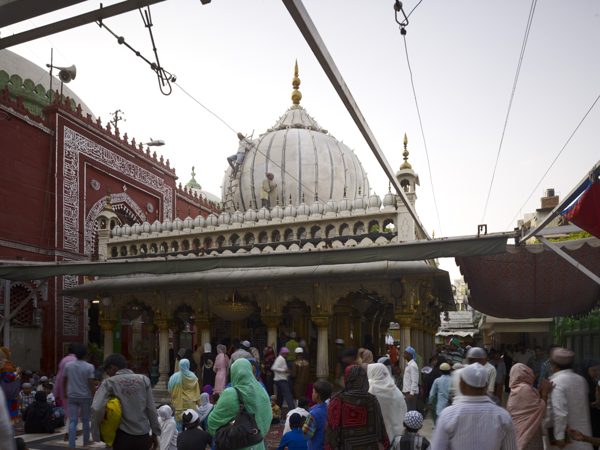 The dargah is a popular pilgrimmage site