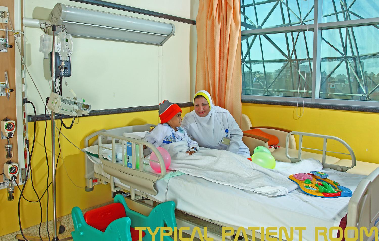 Typical patient room