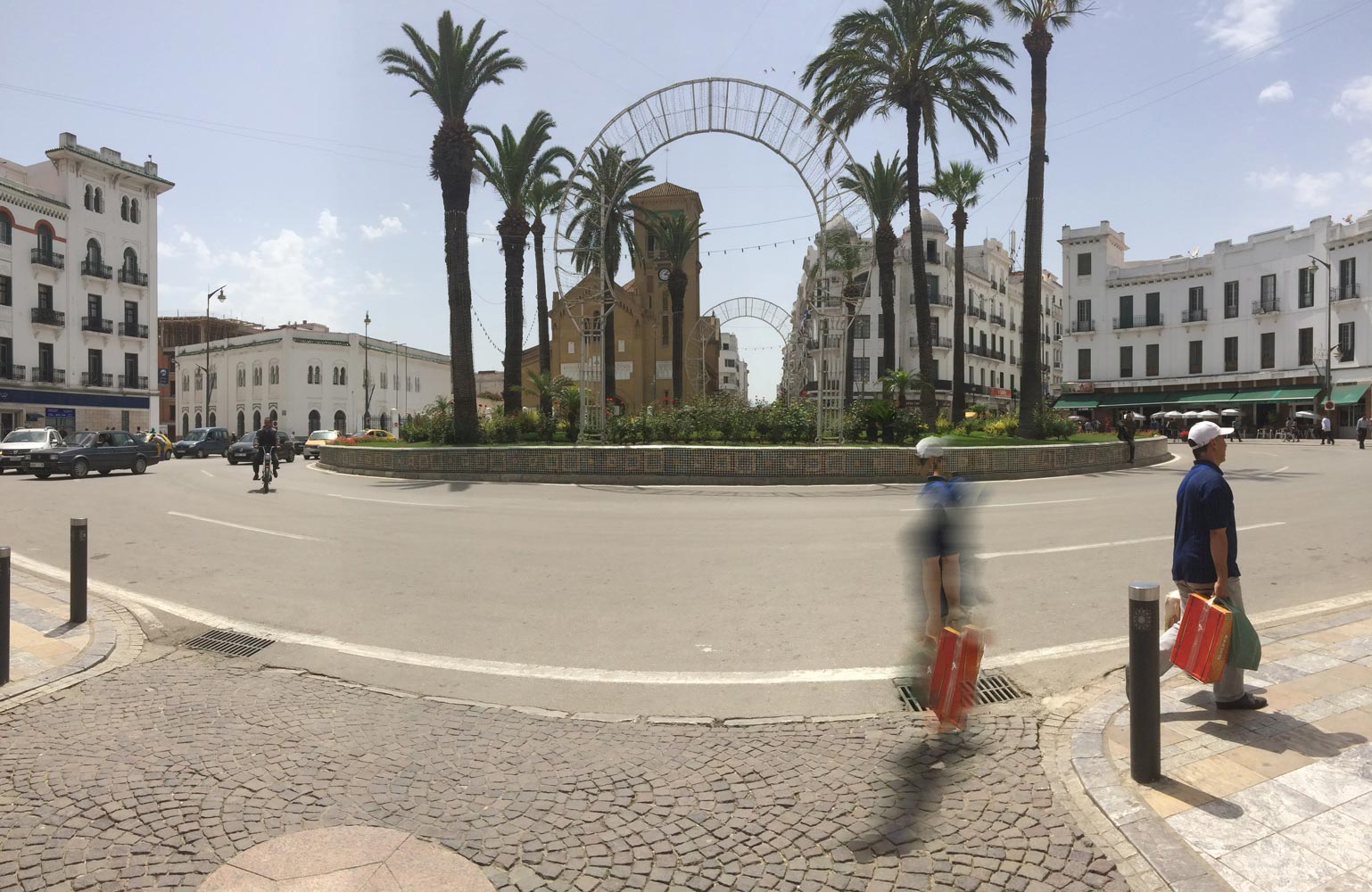 View from the East side across Place Moulay El Mehdi to the west