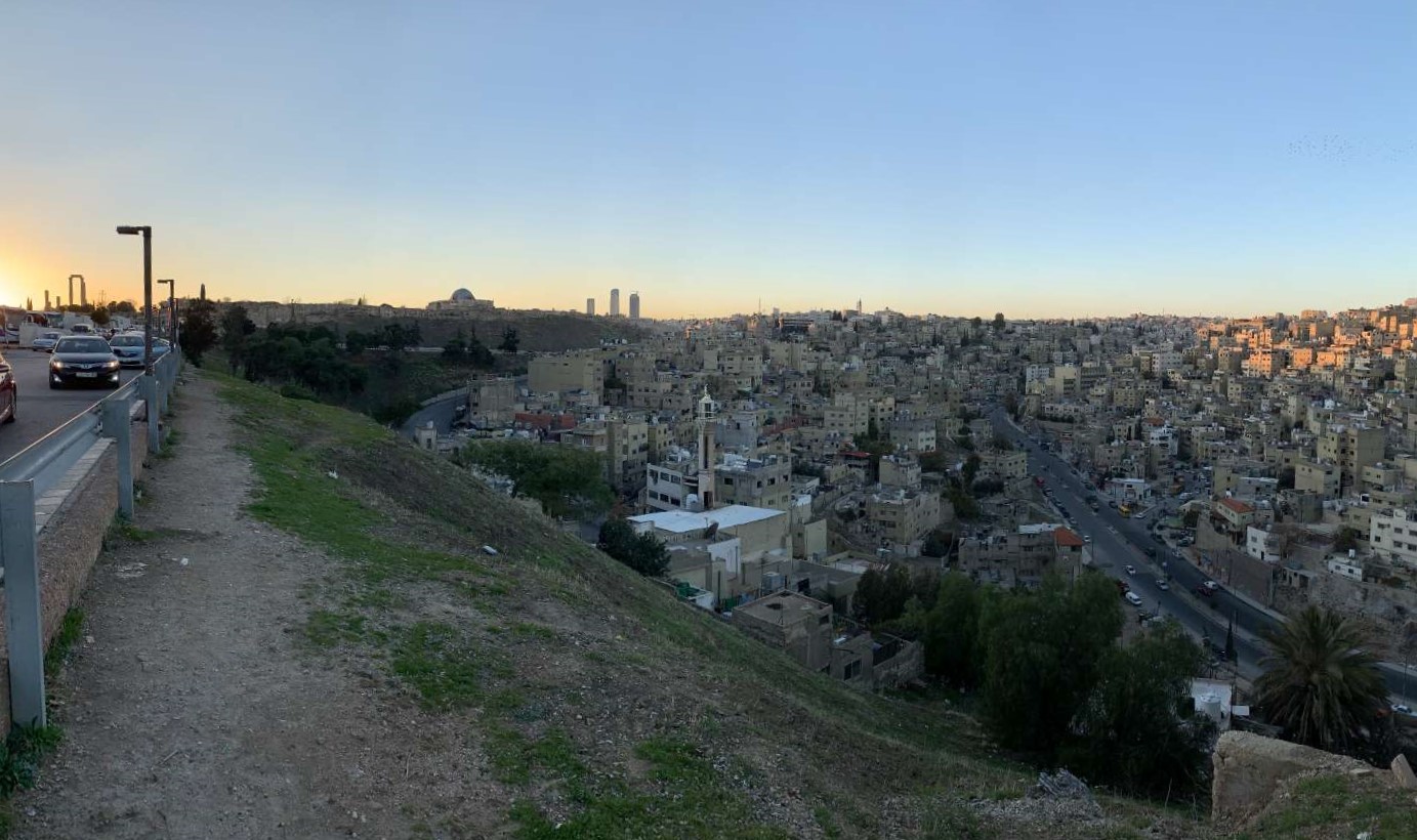 General view of Amman toward the east from Museum St.&nbsp;