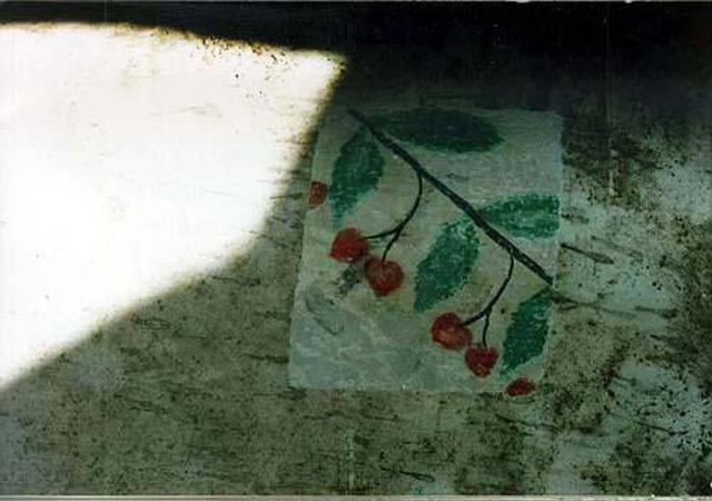 Wall paintings detail in the interior of Uzinovici Mosque after restoration in 1990-1991