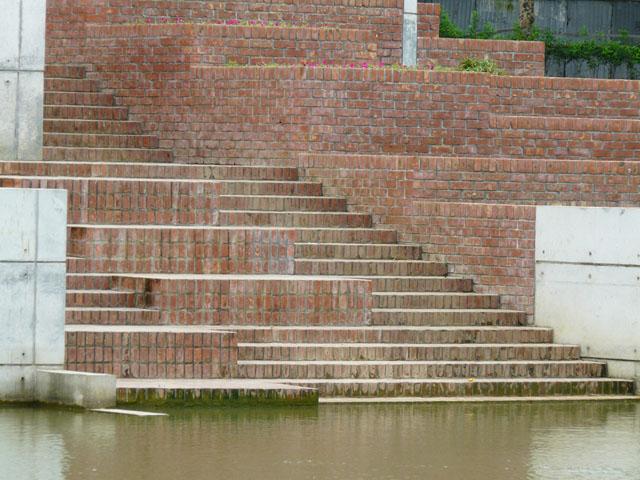 Steps towards water (ghat) on the south