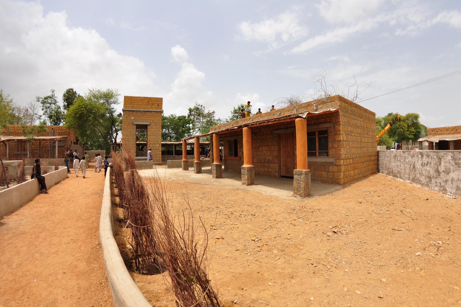 Village of Swaleh Jati during the reconstruction