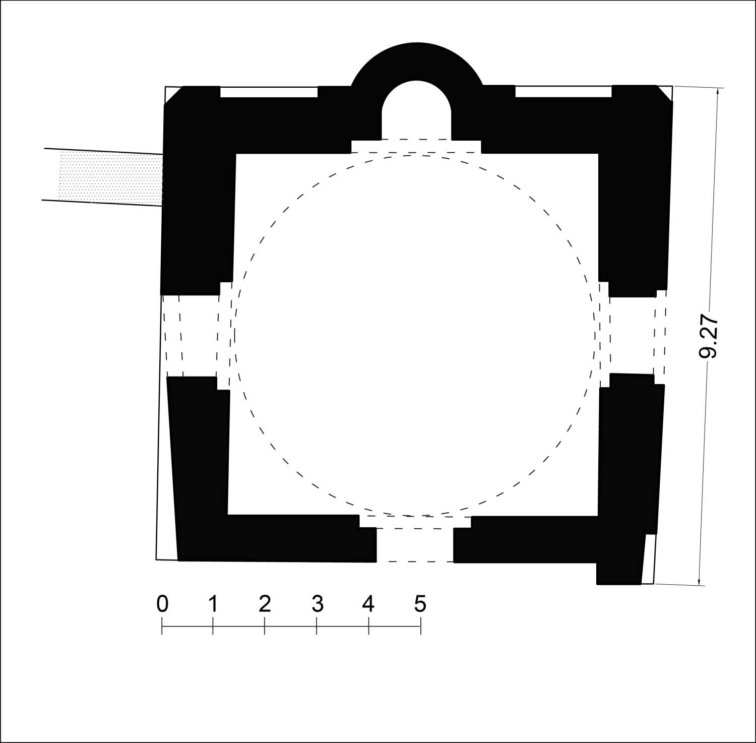Darih Shajara al-Durr - Floor plan.