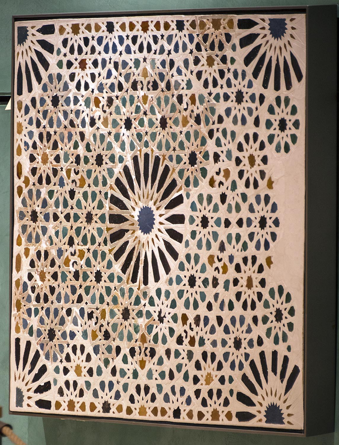Tilework on display at Alhambra Museum