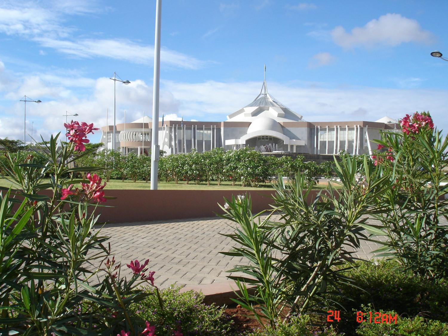 Front view of the Tanzania Parliament