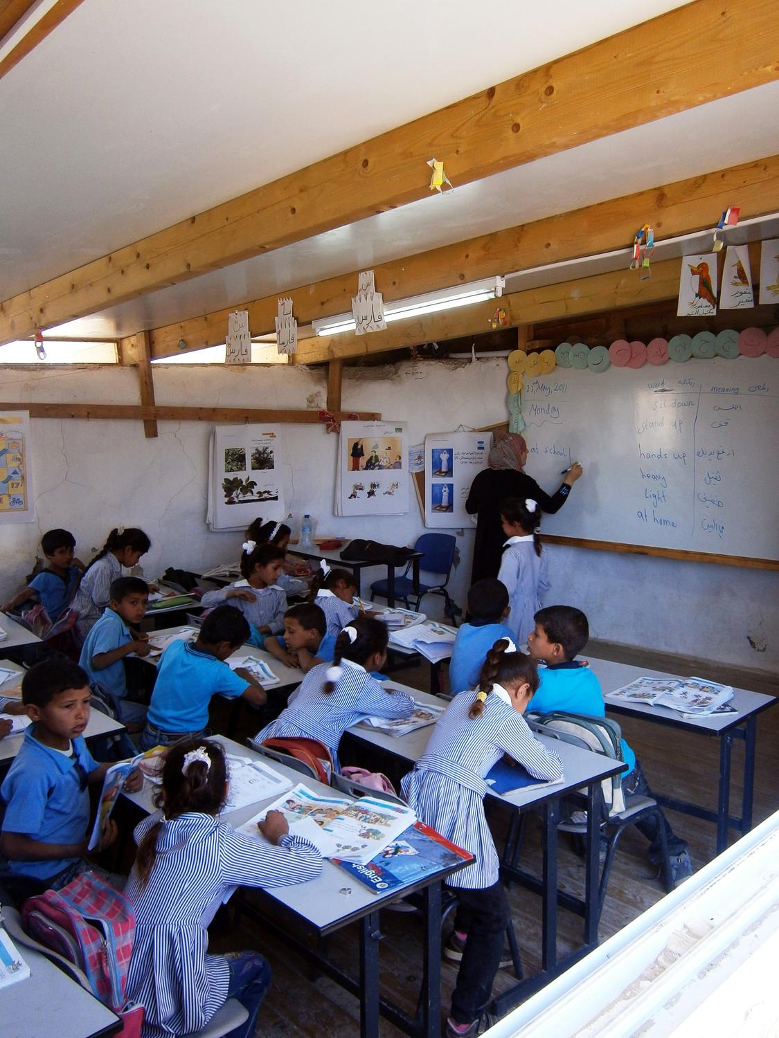 A classroom during school lesson