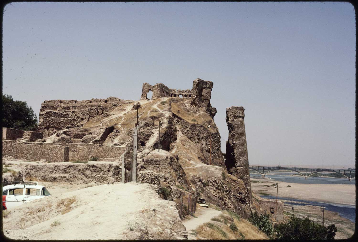 View of ruins from south.