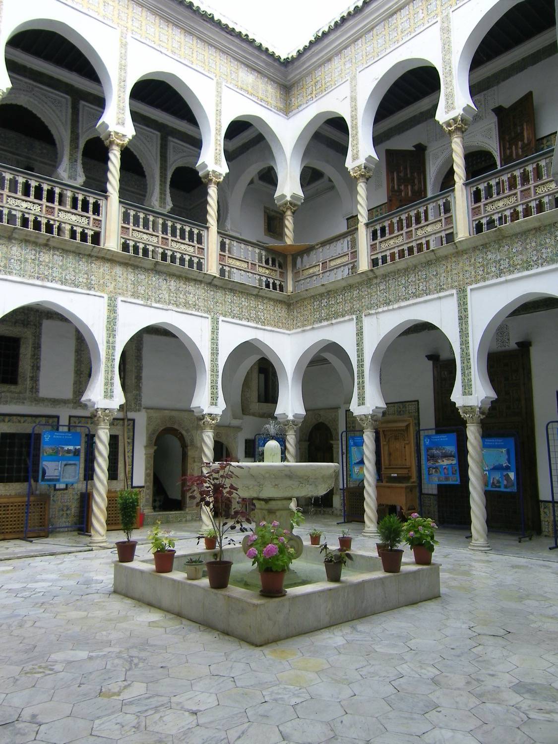 Courtyard view with fountain