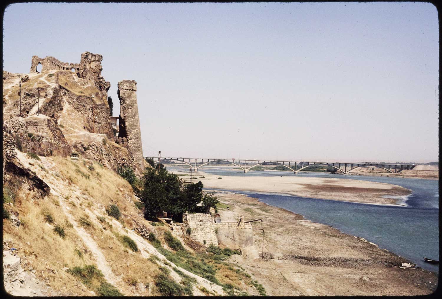 View of ruins from south.
